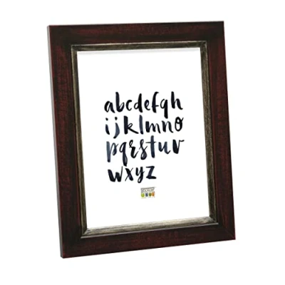Afbeelding van Deknudt Frames fotolijst S42LF9 bruin zwart voor foto 20x25 cm