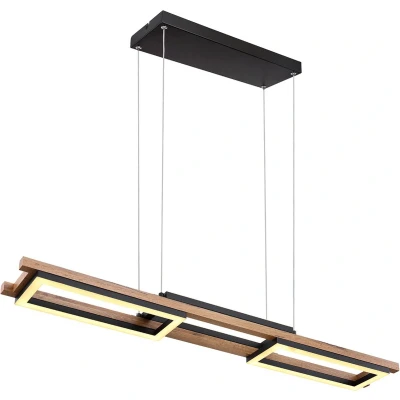 Afbeelding van Globo hanglamp Illa zwart metaal 67266H