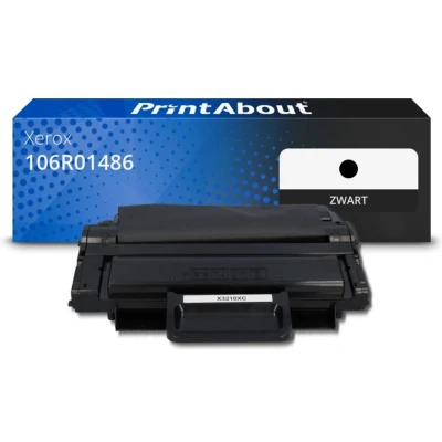 Afbeelding van Huismerk Xerox 106R01486 Toner Zwart