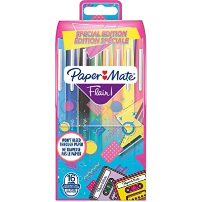 Afbeelding van Paper Mate Viltstift Flair Retro, Blister Van 16 Stuks