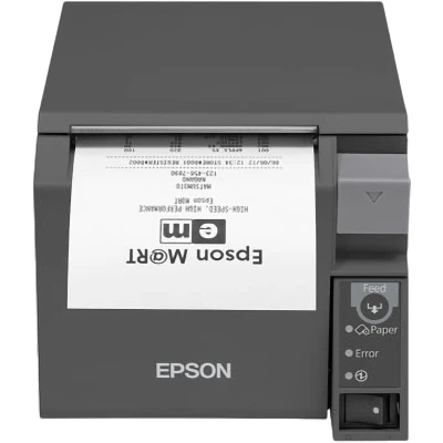 Afbeelding van Epson TM T70II Thermische Bonprinter USB Zwart