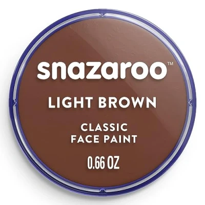 Image de Snazaroo Peinture Pour Visage et le Corps, Maquillage Déguisement, Enfants Adults,Fard 18 ML, Couleur Fauve