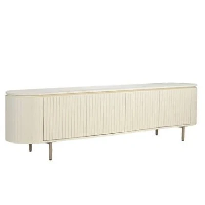 Afbeelding van Livingfurn Tv meubel Patou Ivoor 210 cm