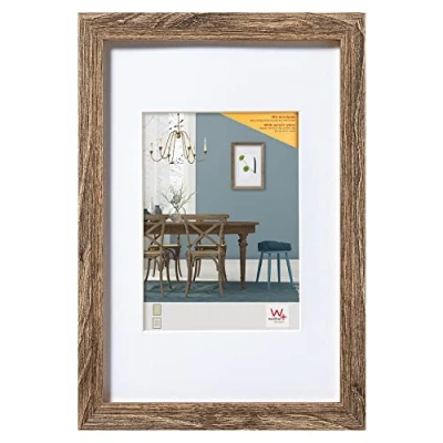 Image de walther design Fiorito Cadres en bois 30x40 noyer, verre acrylique