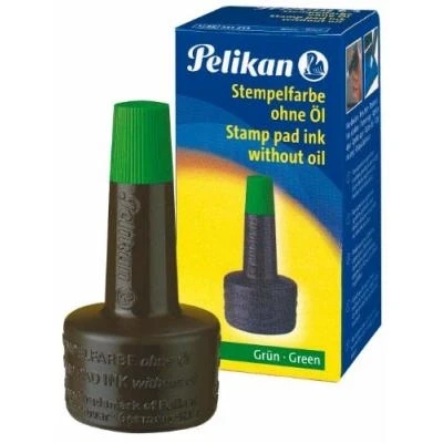 Image de Encre pour cachet Pelikan Flacon 28ml vert