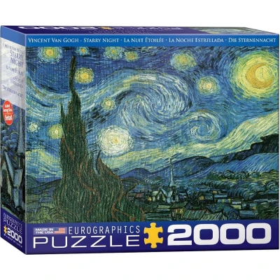 Afbeelding van Eurographics VAN GOGH Gestirnte Nacht Puzzel voor kinderen, Maat: One Size, Multicoloured
