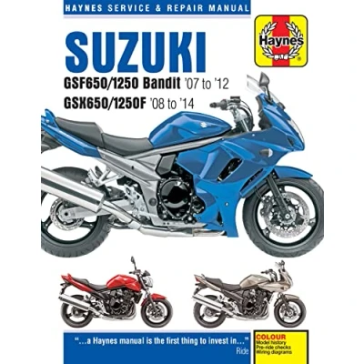 Afbeelding van Suzuki GSF650/1250 Bandit &amp; GSX650/1250F Service Repair Ma