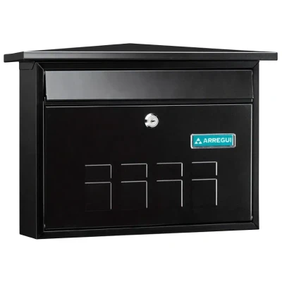 Afbeelding van Talen Tools Brievenbus Deco met Slot Zwart Inclusief 2 Sleutels