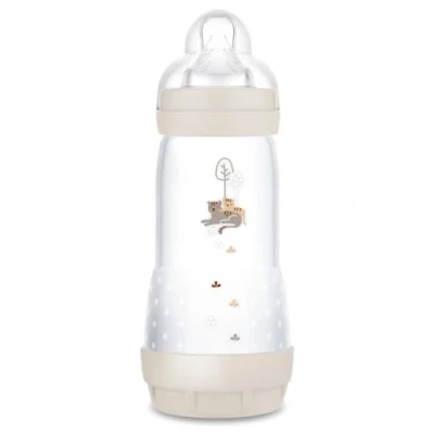 Afbeelding van MAM Easy Start Anti koliek fles 4+ maanden snelle doorstroming (320 ml) zand ter vermindering van en klachten de baby babyfles compatibel met borstvoeding