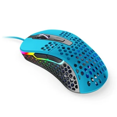 Afbeelding van Xtrfy M4 Ultra Light Optische Esport Gaming muis met RGB Blauw