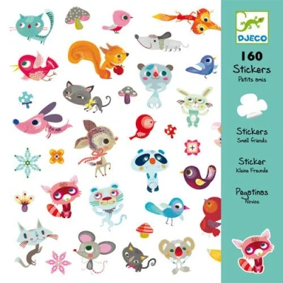 Afbeelding van Djeco stickers kleine vrienden 160st