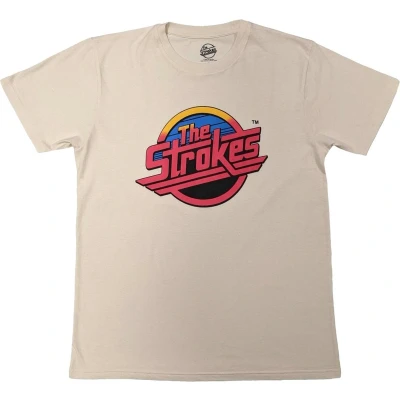 Afbeelding van The Strokes Red Logo Heren T shirt S Creme