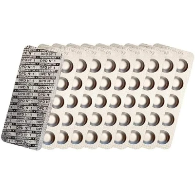 Afbeelding van harren24 100 meettabletten, fotometer testtabletten, zwembadwatertester, geschikt voor zwembad