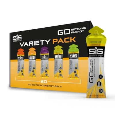 Afbeelding van SiS GO Energy Gel voor hardlopen, fietsen of training 22 g koolhydraten, 87 calorieën per zak 20 gels à 60 ml