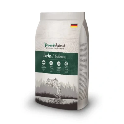 Afbeelding van 3x1,5kg Venandi Animal Zalm Kattenvoer droog