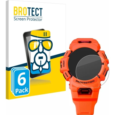 Afbeelding van BROTECT Screenprotector voor Casio G Shock GBA 900 Folie Beschermfolie Beschermglas transparant (6 Stuks)