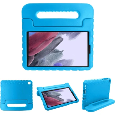 Afbeelding van iMoshion Tablet Hoes Kinderen Geschikt voor Samsung Galaxy Tab A7 Lite Kidsproof Backcover met handvat Blauw