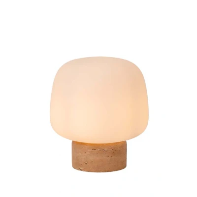 Afbeelding van Lucide ANSTON Tafellamp 1xE14 Opaal