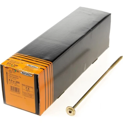 Afbeelding van Eurotec Tellerkopschroef verzinkt T40 8 x 300mm