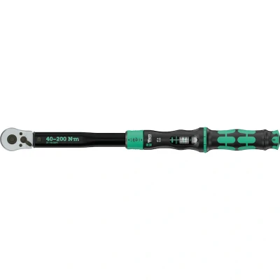 Afbeelding van Wera Click Torque Lock C 3 05075692001 Momentsleutel Met omschakelbare ratel 1/2 (12.5 mm) 200 40 Nm