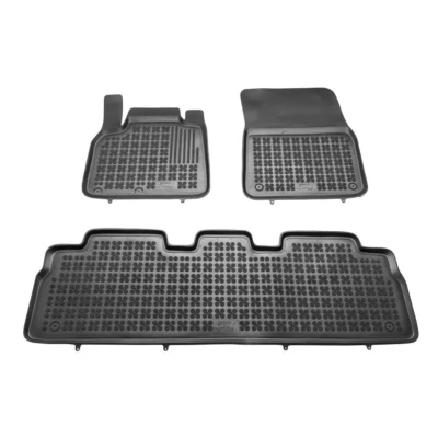 Afbeelding van REZAW PLAST 201914 Vloermatset Rubber voor en achter 3 Zwart Op maat gemaakt RENAULT: ESPACE 4