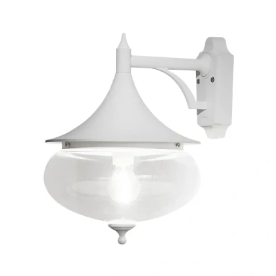 Afbeelding van Konstsmide Libra 581 250 Buitenlamp (wand) Spaarlamp, LED E27 100 W Wit