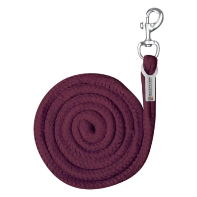 Afbeelding van Waldhausen Halstertouw Plus met Musketonhaak Velvet Red