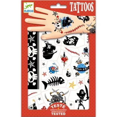 Afbeelding van Djeco tattoos piraten