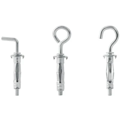 Afbeelding van Set van haken, oogbouten en hangers Rapid Ø 8 x 32 mm Metaal Uitbreiding 12 Stuks