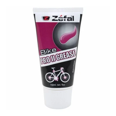 Image de Graisse velo lithium zefal pro ii grease blanche pour roulement moyeu boitier tige de selle (tube 150ml)