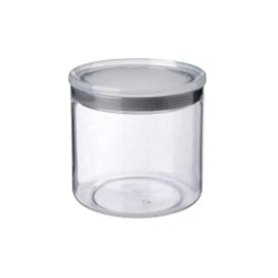 Afbeelding van Tatay 1 liter luchtdichte keukenbox, BPA vrij, vaatwasmachinebestendig, grijs, transparant, afmetingen: 12,5 x cm
