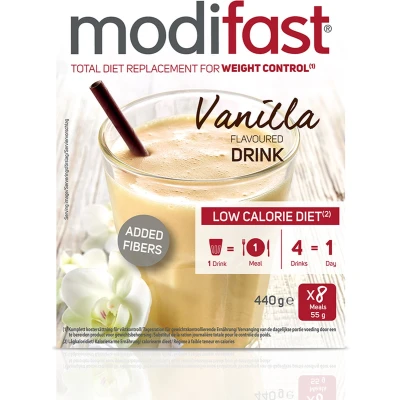 Afbeelding van Modifast Intensive Milkshake Vanille 8 x 55 gr