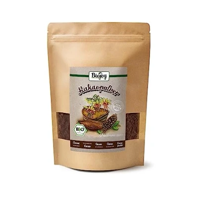 Afbeelding van Biojoy Biologisch cacaopoeder (500 g), ongezoet cacaopoeder, zonder toevoegingen (Theobroma cacao)