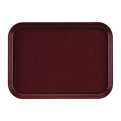 Afbeelding van Cambro Epictread Rechthoekig Antislip Glasvezel Dienblad Bordeaux 35x27cm DS518