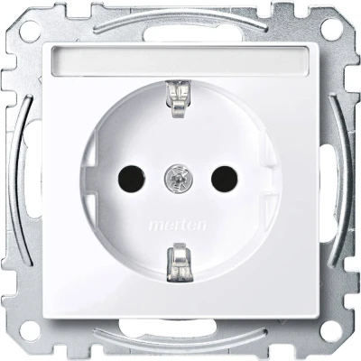 Afbeelding van Merten MEG2302 0325 Wandcontactdoos System M Wit