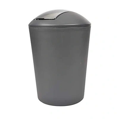 Afbeelding van douceur d&#039;intérieur Flic Flac 6PSB050GR Afvalemmer, 5,6 l, antraciet