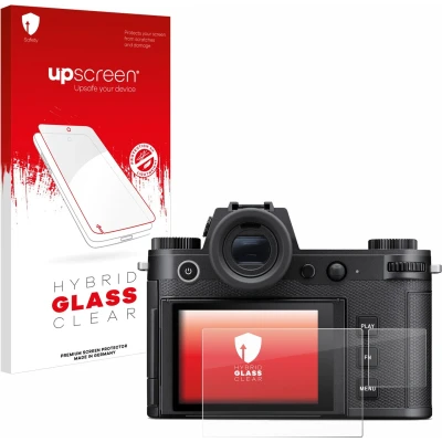 Afbeelding van upscreen Screenprotector voor Leica SL3 (Display + Schouderdisplay) Folie Beschermfolie Beschermglas transparant