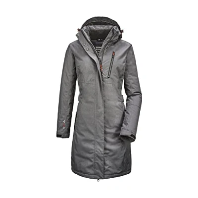 Afbeelding van Killtec Alisi winterparka met afritsbare capuchon voor dames, anthracite, 42