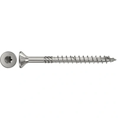 Afbeelding van Fischer Deutschl. 657042 Spaanplaatschroeven 4 mm 45 Binnen T, Interne vertanding, TX, Torx, T profiel RVS V2A Corrosiebestendig 200 stuk(s)