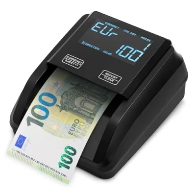 Afbeelding van ZENACASA detector voor valse bankbiljetten, euro&#039;s, dollars en pond bankbiljettenteller één op plaats UV/MG/IR bankbiljetten compacte lichte draagbare scanner met