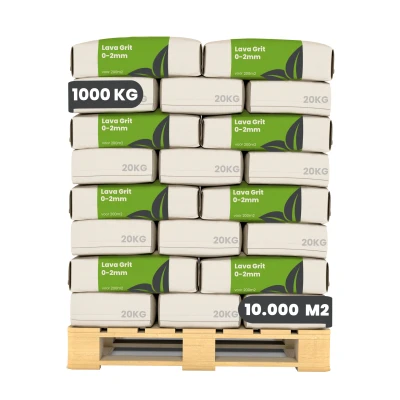 Afbeelding van Organifer Lavagruis uit Eifel Oergesteente (50x = 1000 kg voor 10.000 m2)