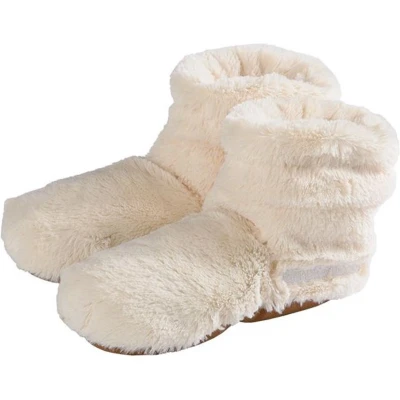 Afbeelding van Warmies Warmtepantoffels Dames Beige Maat 37 41