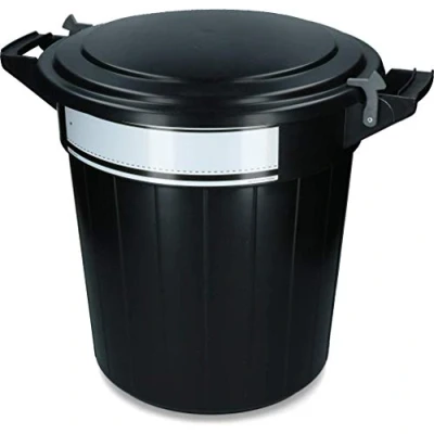 Image de Agradi Tonneau à Nourriture Noir 80L