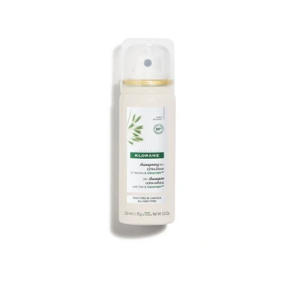 Afbeelding van Klorane Shampooing sec extra doux au Melk d&#039;Avoine Droogshampoo 50ml Voor Alle Haartypen