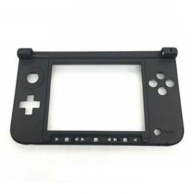 Afbeelding van GOZAR Zwart Vervanging Scharnier Onderdeel Onderste Shell Tussenbehuizing voor Nintendo 3Ds XL