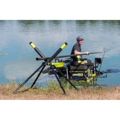 Image de Matrix Freeflow Quad Roller Support canne a pêche