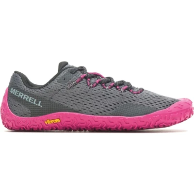 Afbeelding van Merrell Vapor Glove 6 Loopschoen neutraal, Dames, Maat: 38, Grey/pink Textiel
