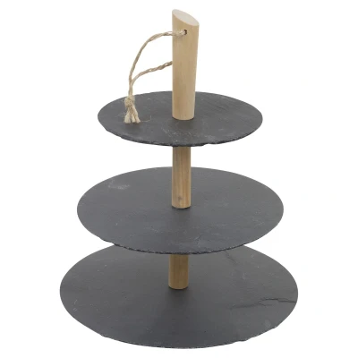 Afbeelding van Etagere 3 laags high tea tapas hapjes amuses presenteren serveren