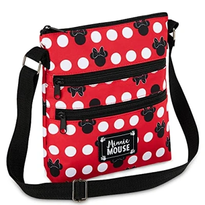 Afbeelding van Disney Schoudertassen voor dames, damestas, Minnie &amp; Mickey Mouse, cadeau idee, Rood
