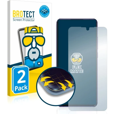 Afbeelding van BROTECT Screenprotector voor Xiaomi Mi Note 10 Lite Folie Beschermfolie matte volledig dekking (2 Stuks)